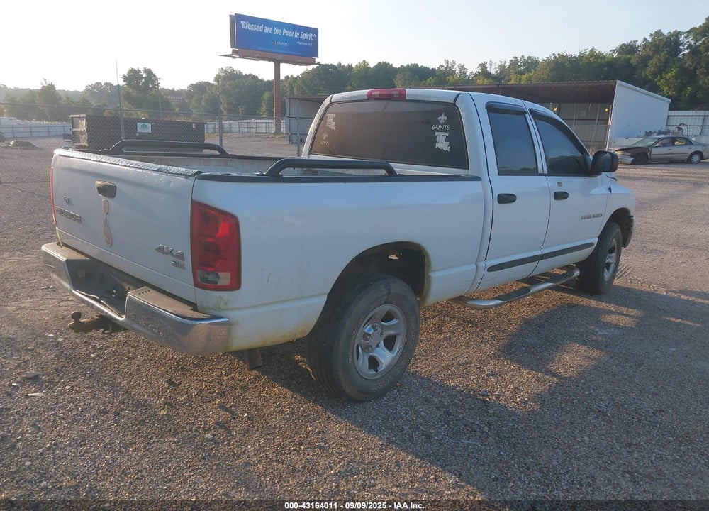 2004 DODGE RAM 1500 SLT/LARAMIE VIN: 1D7HU18N74S643300