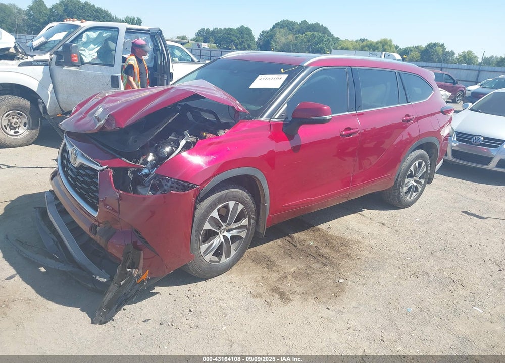 2021 TOYOTA HIGHLANDER VIN: 5TDHZRBH6MS079452