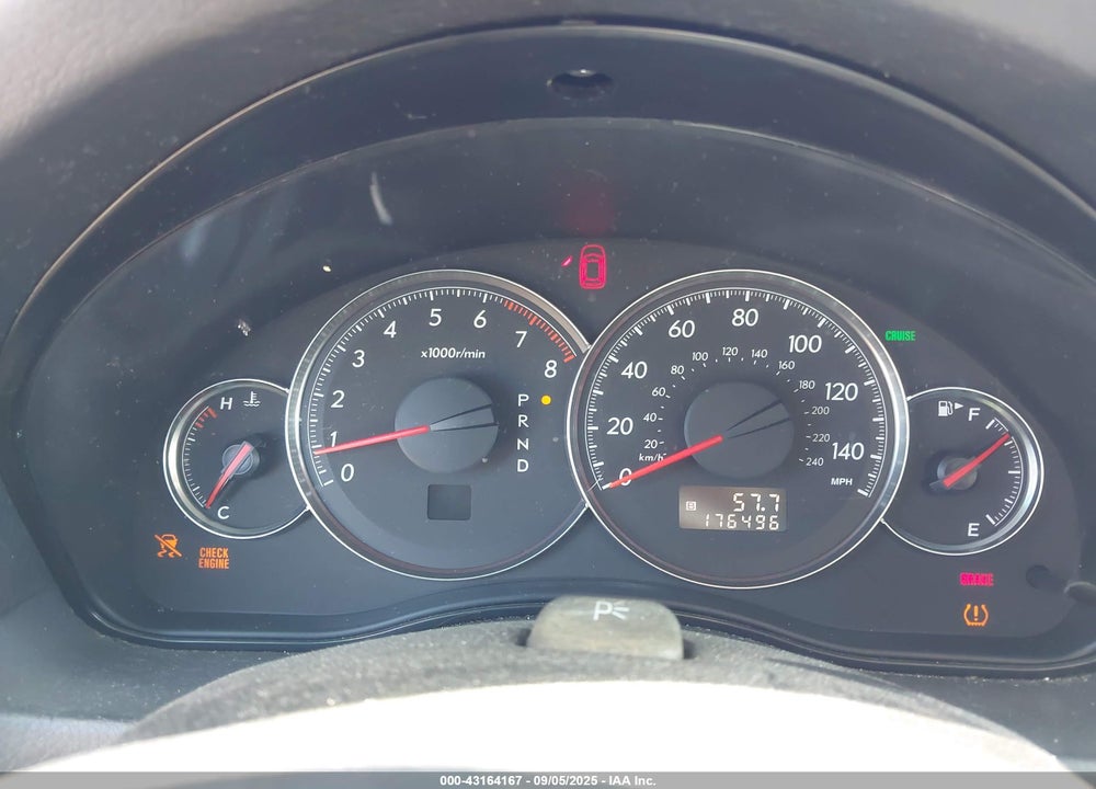 2009 SUBARU OUTBACK VIN: 4S4BP61C597326392