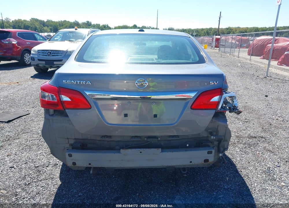2017 NISSAN SENTRA SV VIN: 3N1AB7AP6HY356878