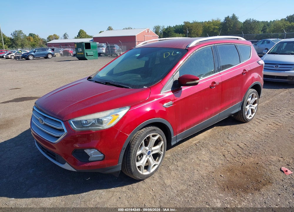 2018 FORD ESCAPE TITANIUM VIN: 1FMCU0J9XJUB36625
