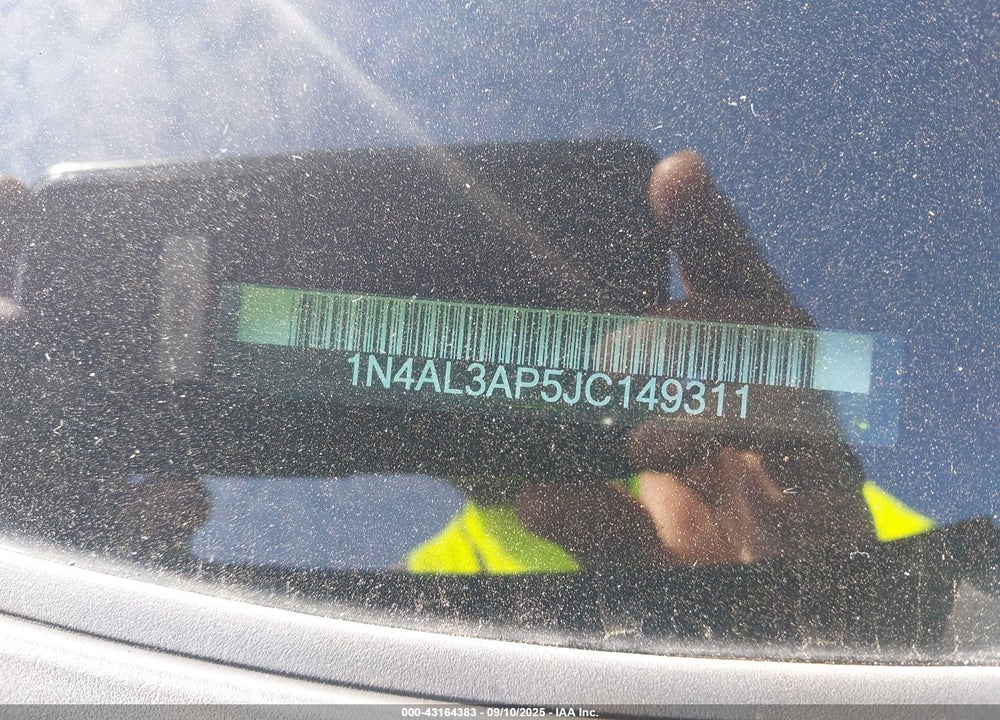2018 NISSAN ALTIMA 2.5 S VIN: 1N4AL3AP5JC149311