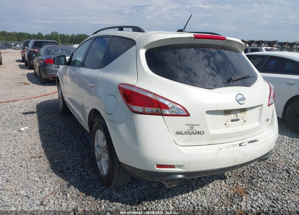 2011 NISSAN MURANO VIN: JN8AZ1MU1BW060709