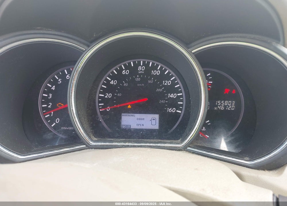 2011 NISSAN MURANO VIN: JN8AZ1MU1BW060709
