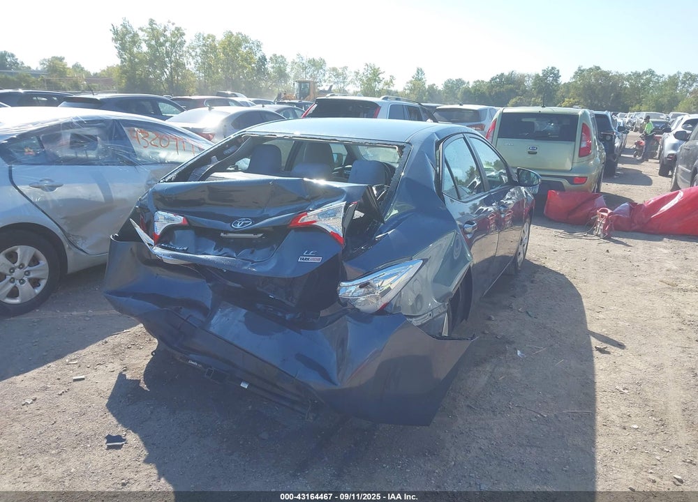 2016 TOYOTA COROLLA VIN: 2T1BURHEXGC587485