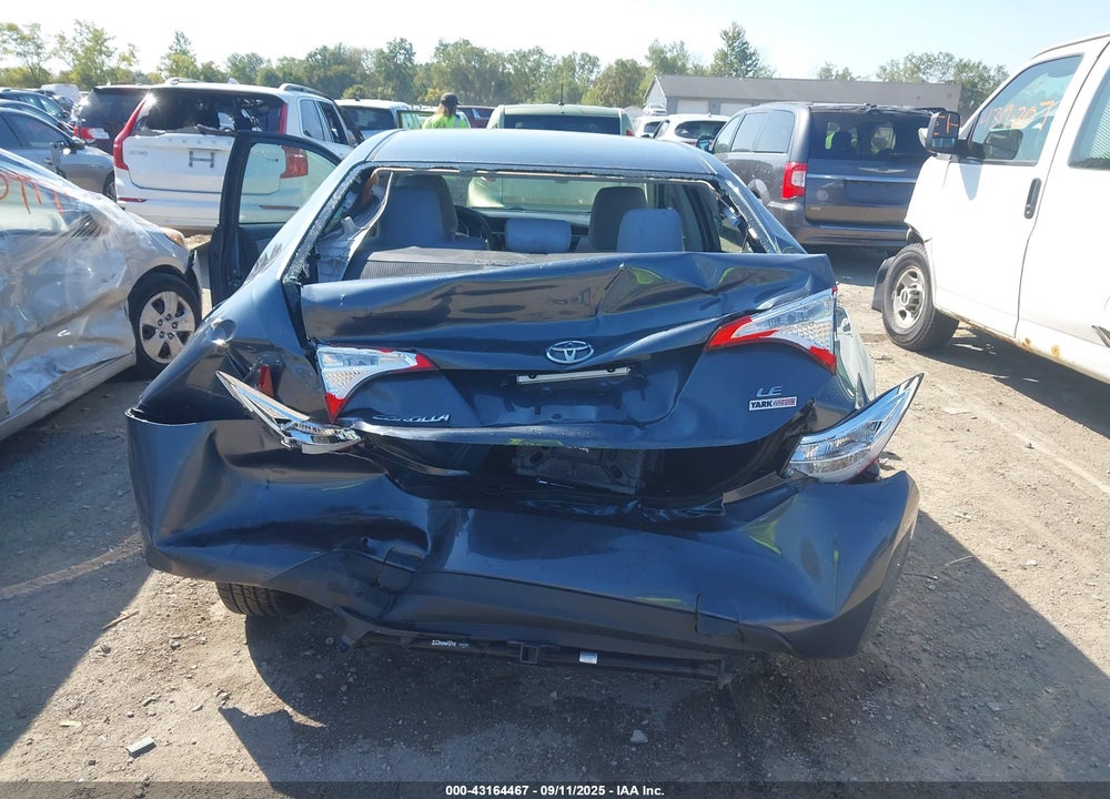 2016 TOYOTA COROLLA VIN: 2T1BURHEXGC587485