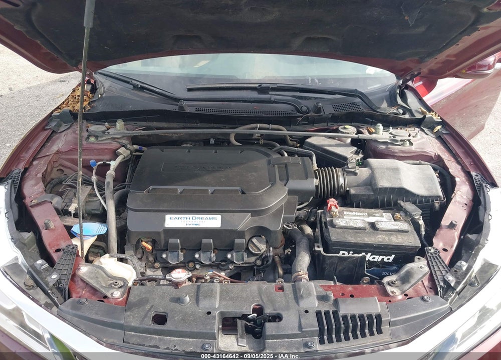 2017 HONDA ACCORD EX-L V6 VIN: 1HGCR3F87HA017290