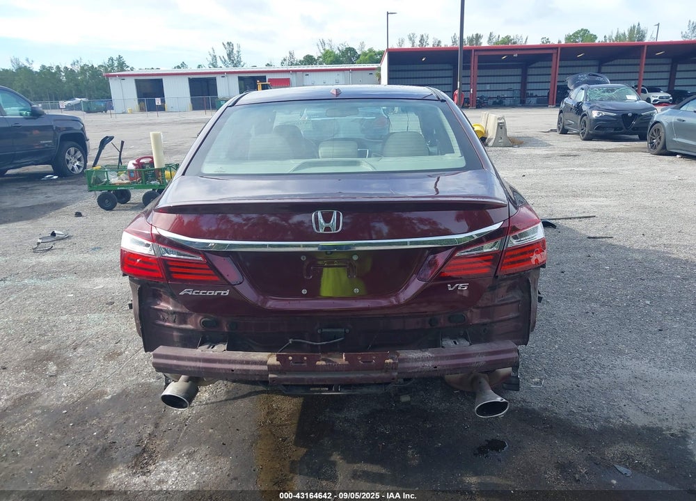 2017 HONDA ACCORD EX-L V6 VIN: 1HGCR3F87HA017290