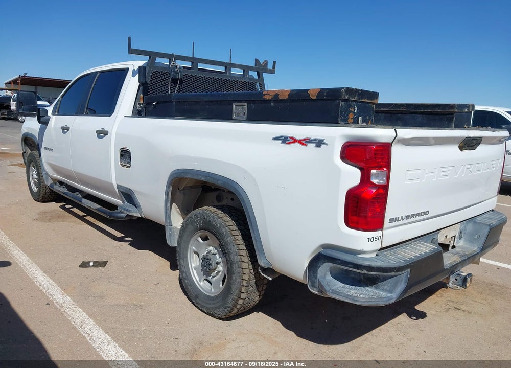 2021 CHEVROLET SILVERADO 2500HD 4WD LONG BED WT VIN: 1GC1YLEY6MF236538
