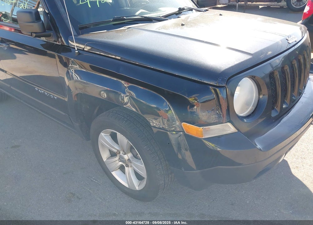 2013 JEEP PATRIOT LATITUDE VIN: 1C4NJPFB3DD250237