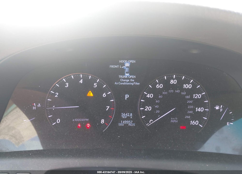2010 LEXUS LS 460 VIN: JTHGL5EF6A5040683