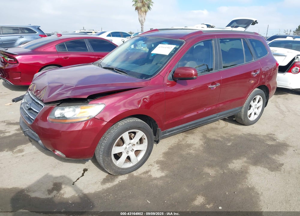 2008 HYUNDAI SANTA FE LIMITED/SE VIN: 5NMSH13E98H158587