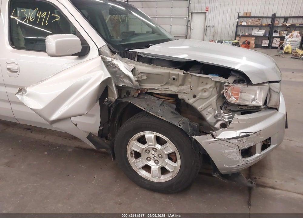 2009 HONDA RIDGELINE VIN: 5FPYK16489B106571