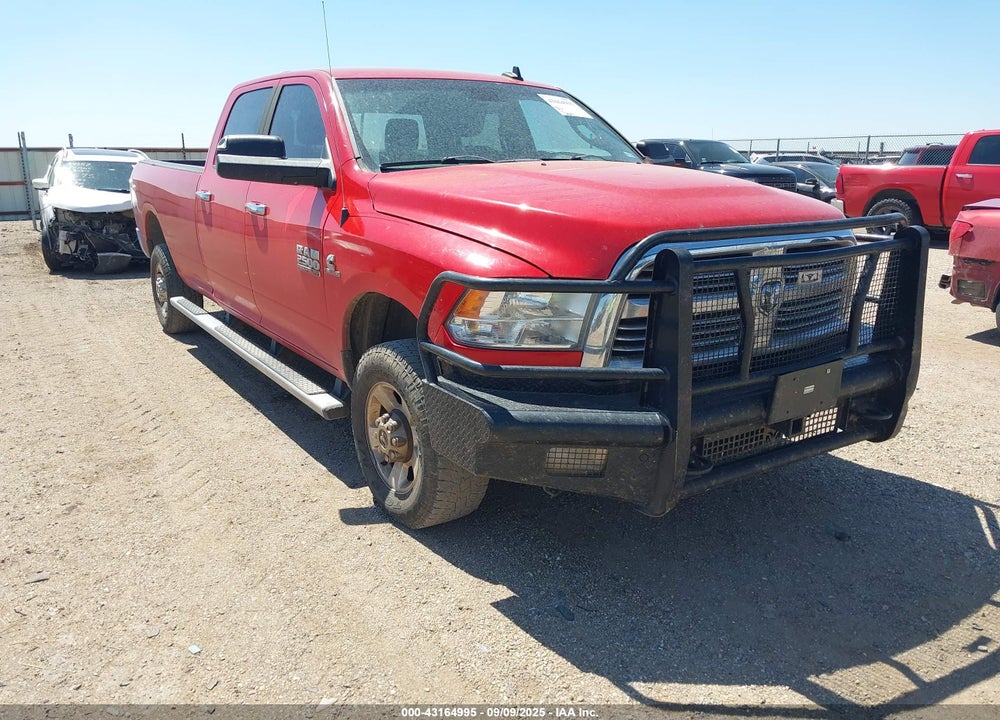 2013 RAM 2500 LONE STAR VIN: 3C6UR5JL7DG599730