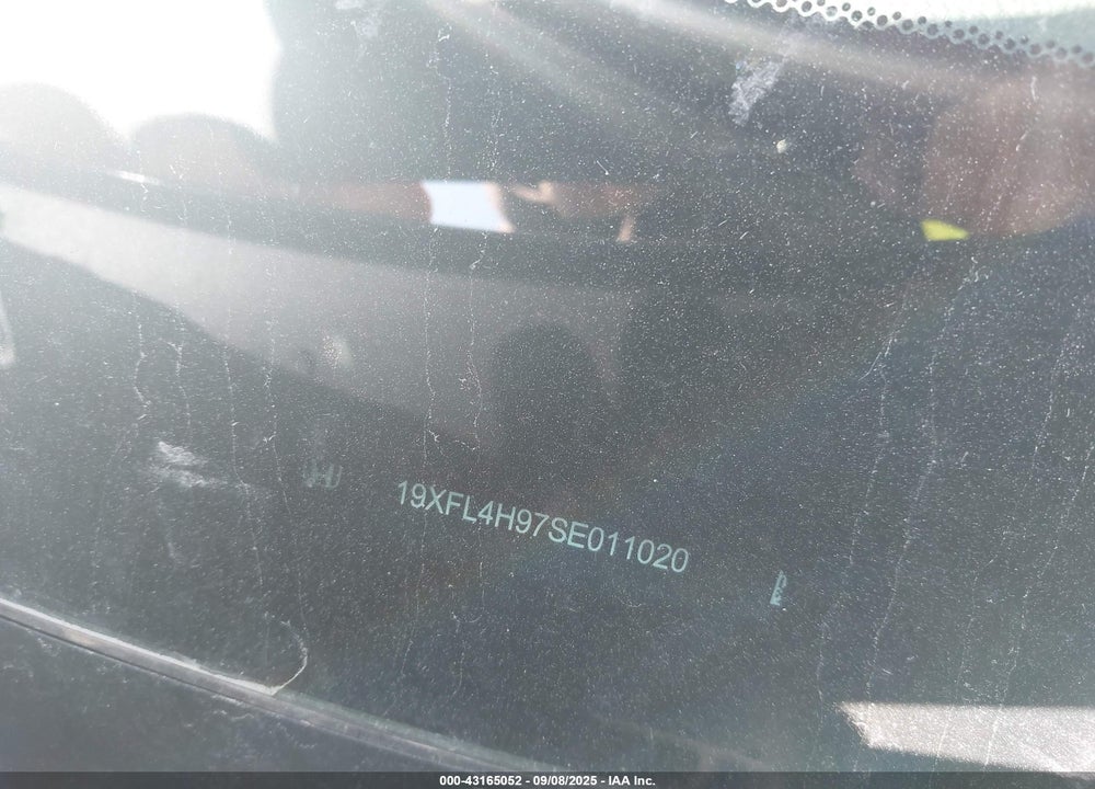 2025 HONDA CIVIC HYBRID VIN: 19XFL4H97SE011020