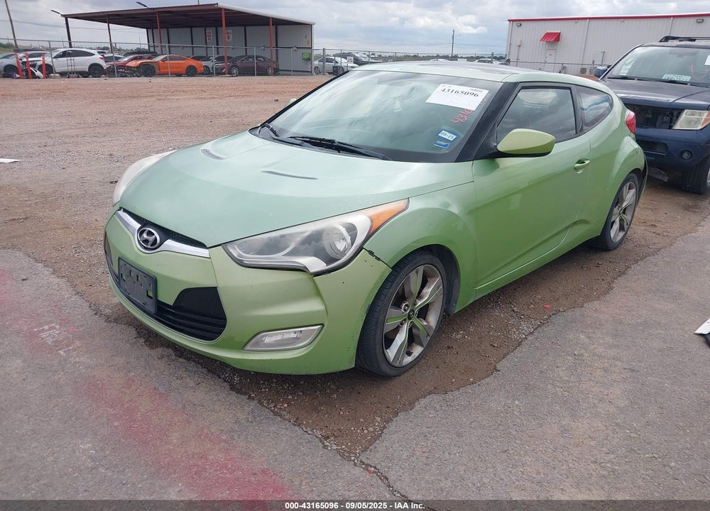 2012 HYUNDAI VELOSTER BASE W/BLACK VIN: KMHTC6AD6CU052668