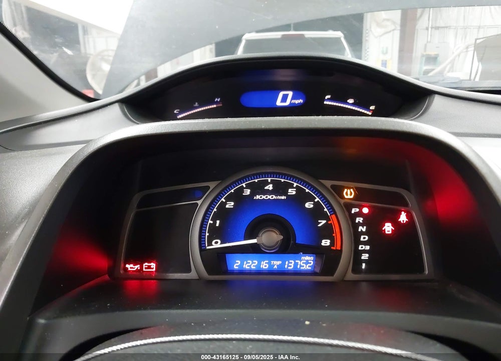 2009 HONDA CIVIC VIN: 2HGFG12849H522591