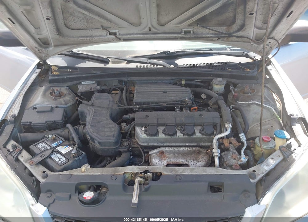 2004 HONDA CIVIC LX VIN: 1HGEM22554L042460