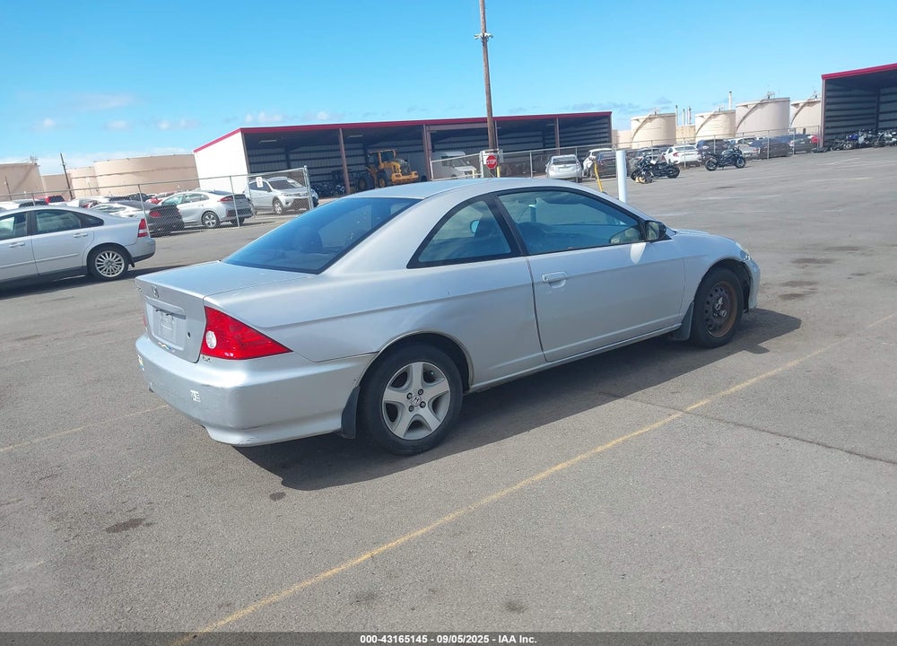 2004 HONDA CIVIC LX VIN: 1HGEM22554L042460