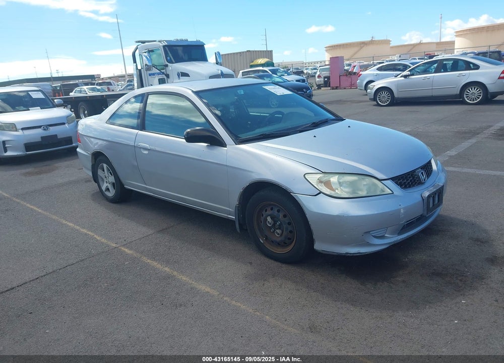 2004 HONDA CIVIC LX VIN: 1HGEM22554L042460