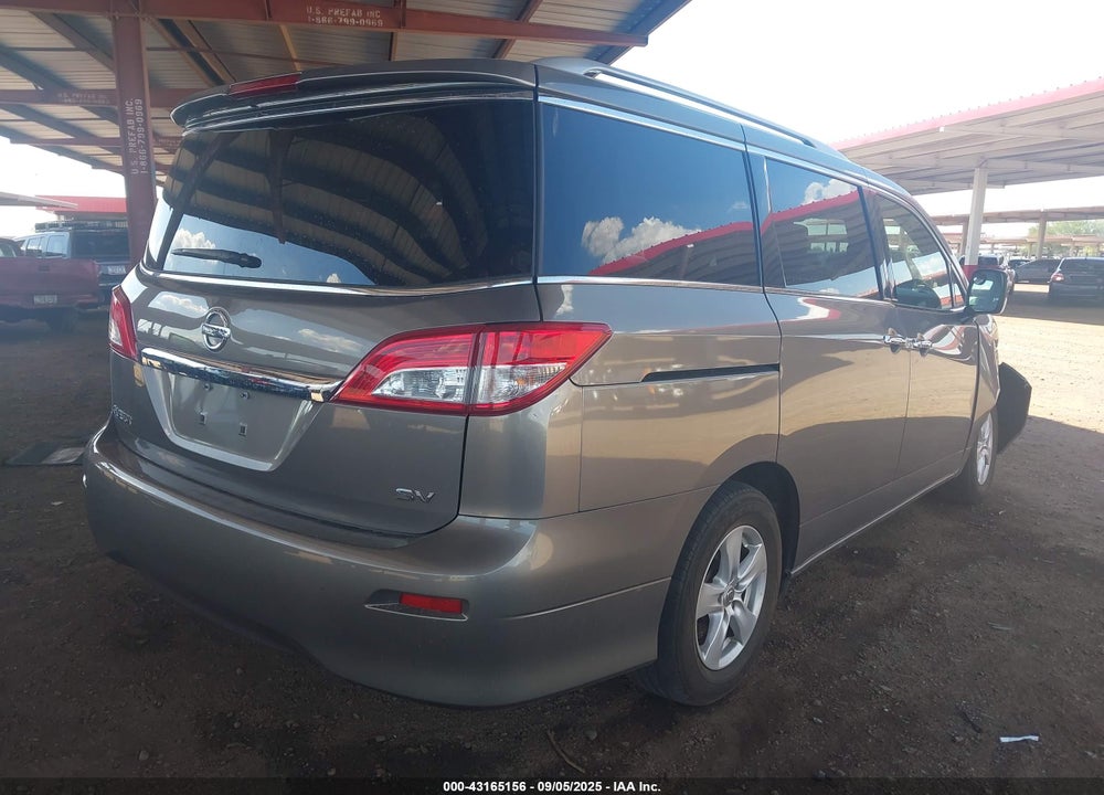 2015 NISSAN QUEST SV VIN: JN8AE2KP2F9125330