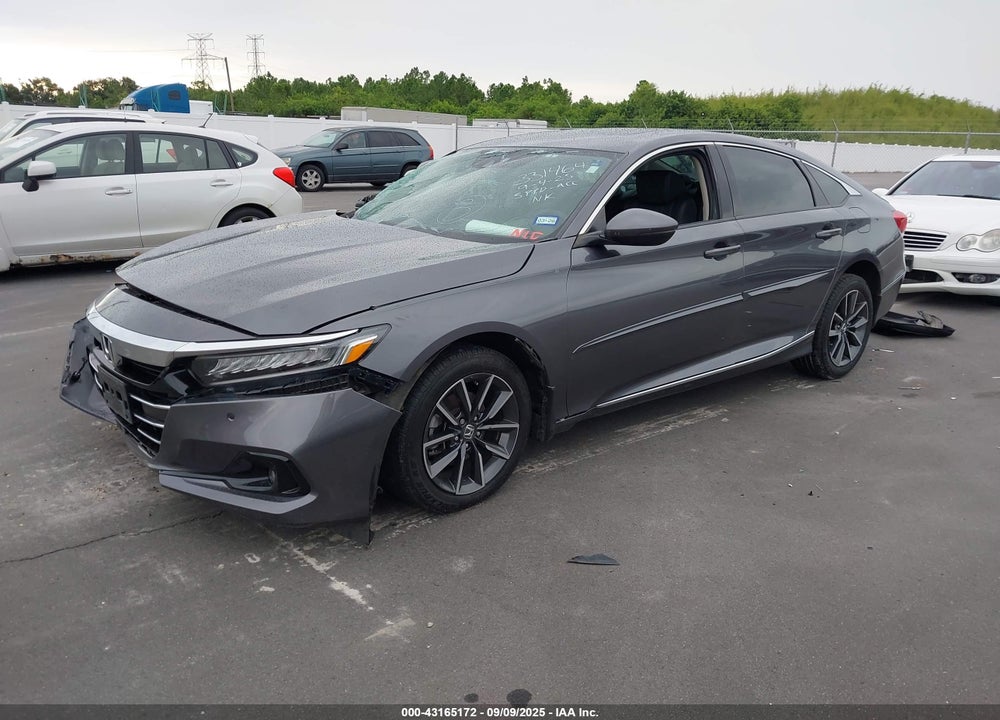 2022 HONDA ACCORD EX-L VIN: 1HGCV1F51NA007145