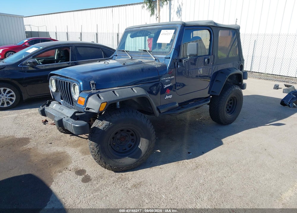 2000 JEEP WRANGLER SPORT VIN: 1J4FA49S8YP725684