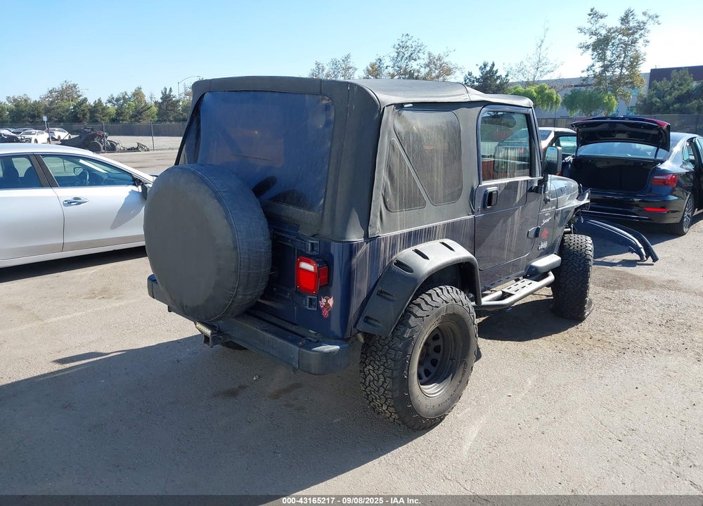 2000 JEEP WRANGLER SPORT VIN: 1J4FA49S8YP725684