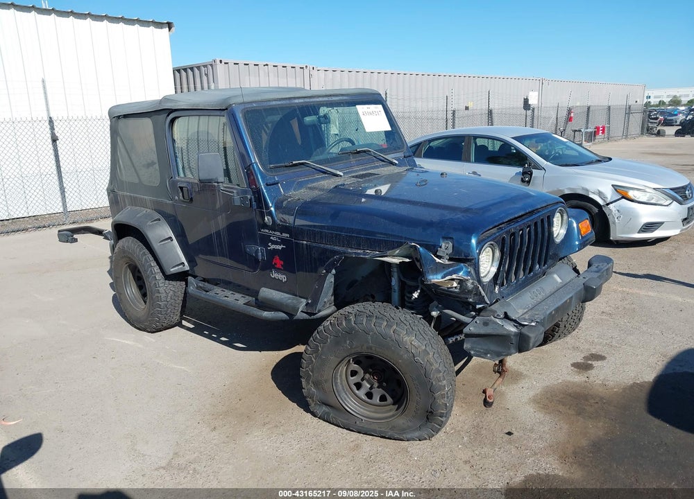 2000 JEEP WRANGLER SPORT VIN: 1J4FA49S8YP725684
