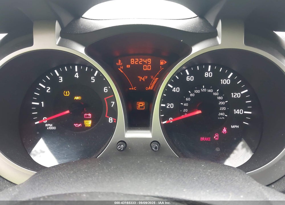 2011 NISSAN JUKE VIN: JN8AF5MV9BT008545