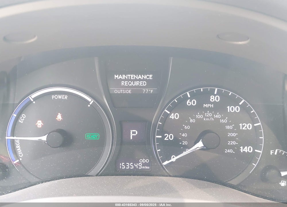 2014 LEXUS RX 450H VIN: JTJBC1BA5E2067357