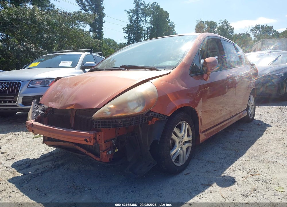 2007 HONDA FIT SPORT VIN: JHMGD38647S017023