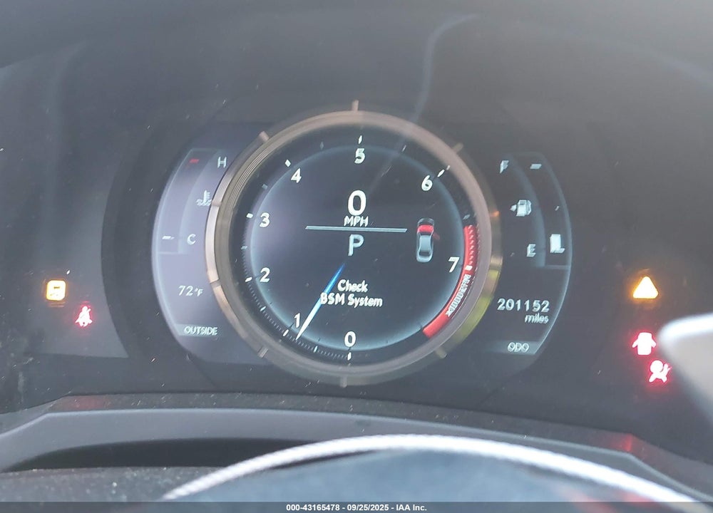 2015 LEXUS IS 250 VIN: JTHBF1D26F5055409
