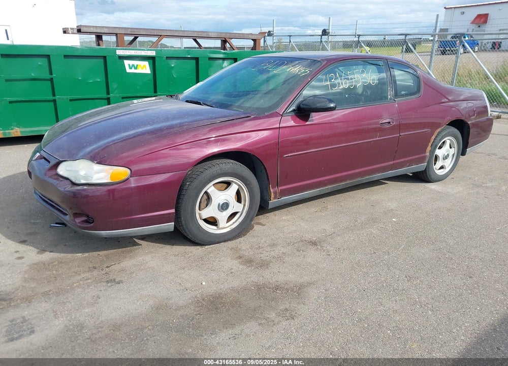 2003 CHEVROLET MONTE CARLO LS VIN: 2G1WW12E839357713