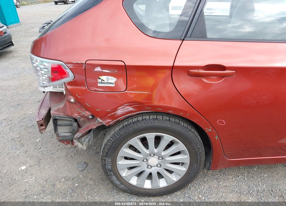 2011 SUBARU IMPREZA VIN: JF1GH6B62BH822594