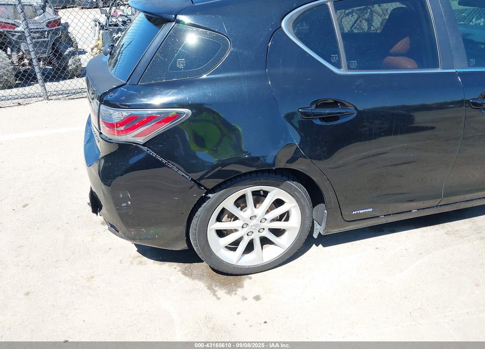 2013 LEXUS CT 200H VIN: JTHKD5BH7D2166599