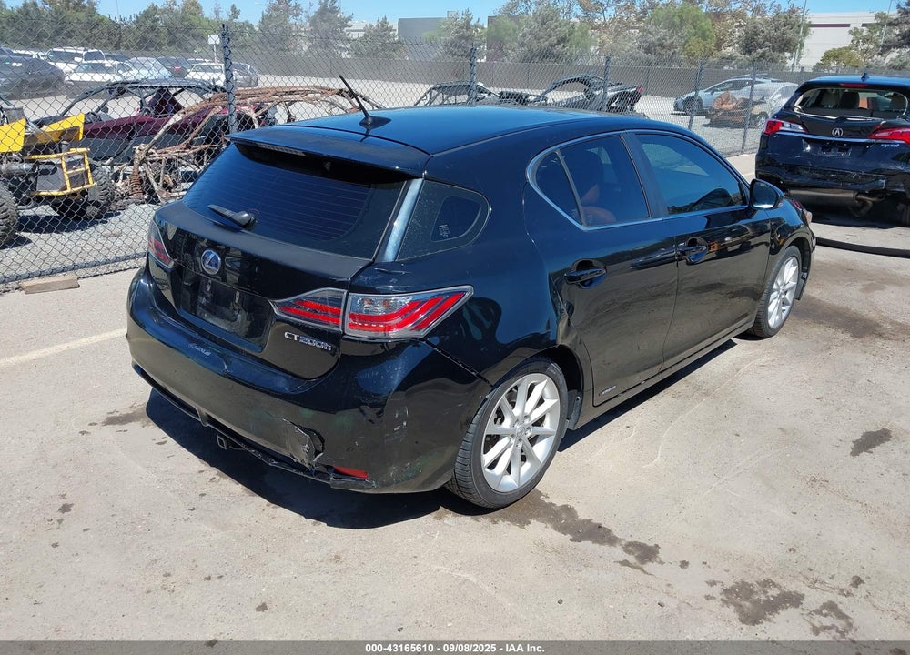 2013 LEXUS CT 200H VIN: JTHKD5BH7D2166599