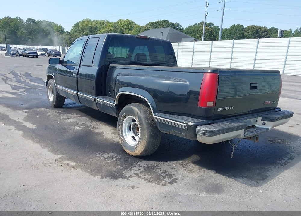 1997 GMC SIERRA 1500 SL WIDESIDE VIN: 2GTEC19R1V1536410