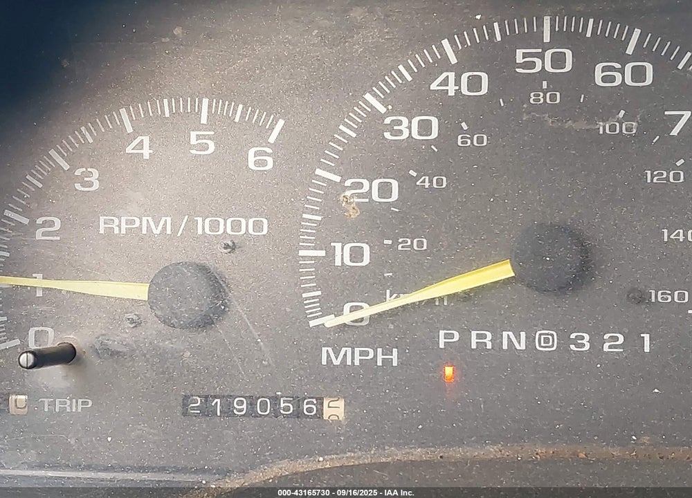 1997 GMC SIERRA 1500 SL WIDESIDE VIN: 2GTEC19R1V1536410