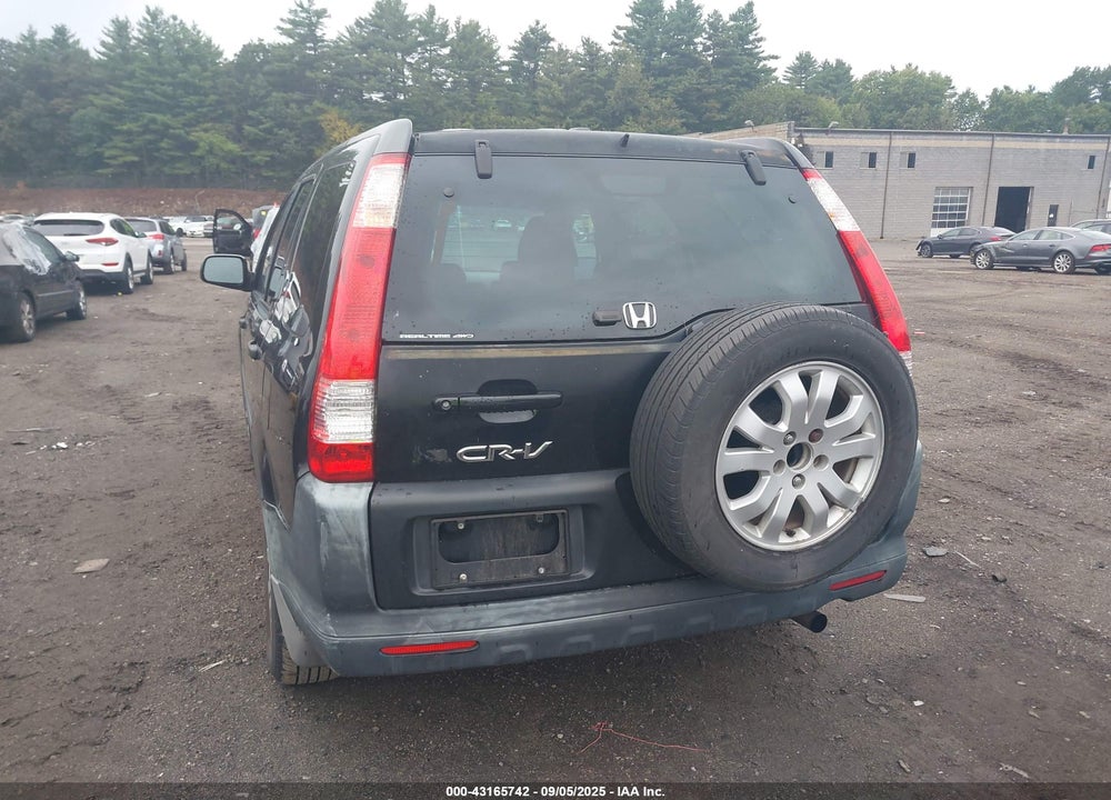 2006 HONDA CR-V EX VIN: SHSRD788X6U400360