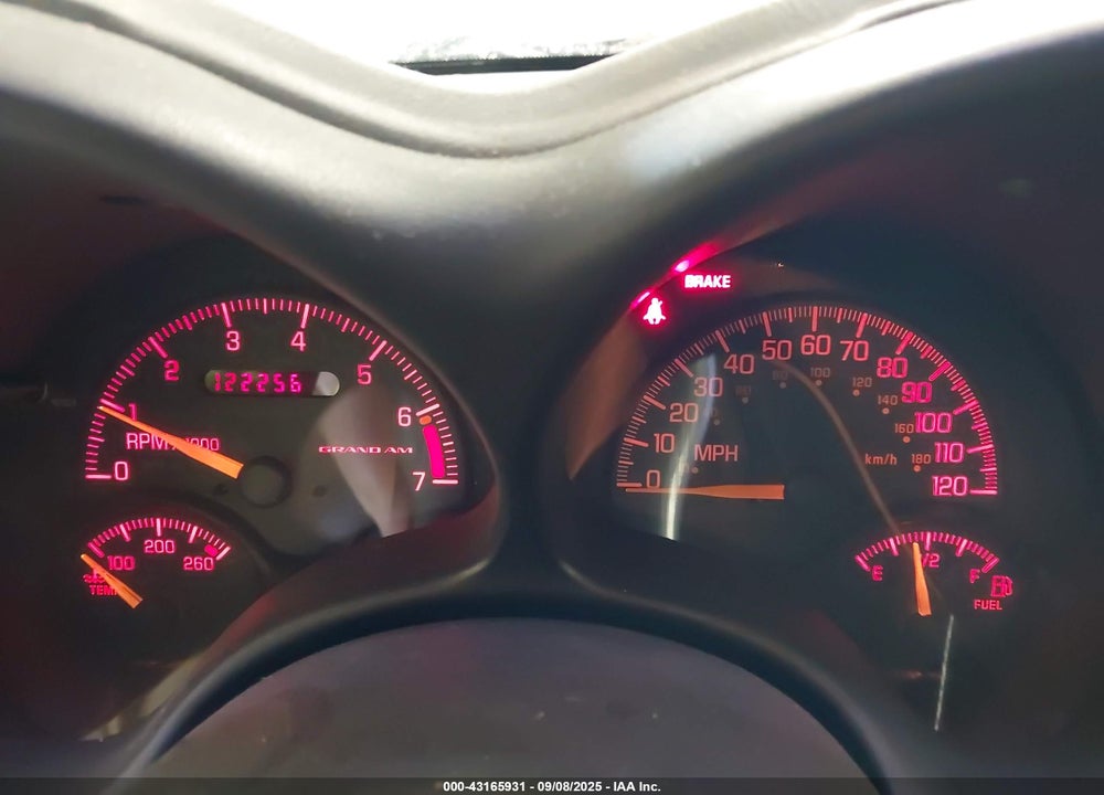 2000 PONTIAC GRAND AM SE1 VIN: 1G2NF12T1YM867787