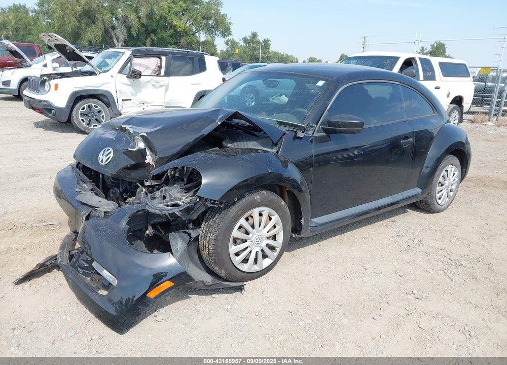 2012 VOLKSWAGEN BEETLE VIN: 3VWFP7AT6CM616534