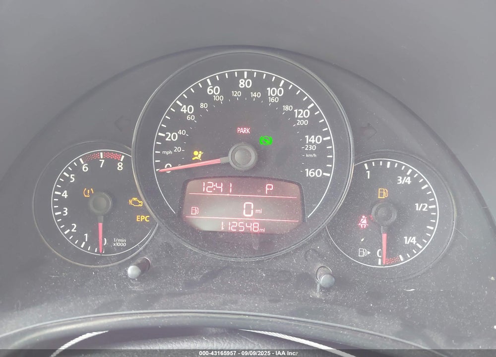2012 VOLKSWAGEN BEETLE VIN: 3VWFP7AT6CM616534
