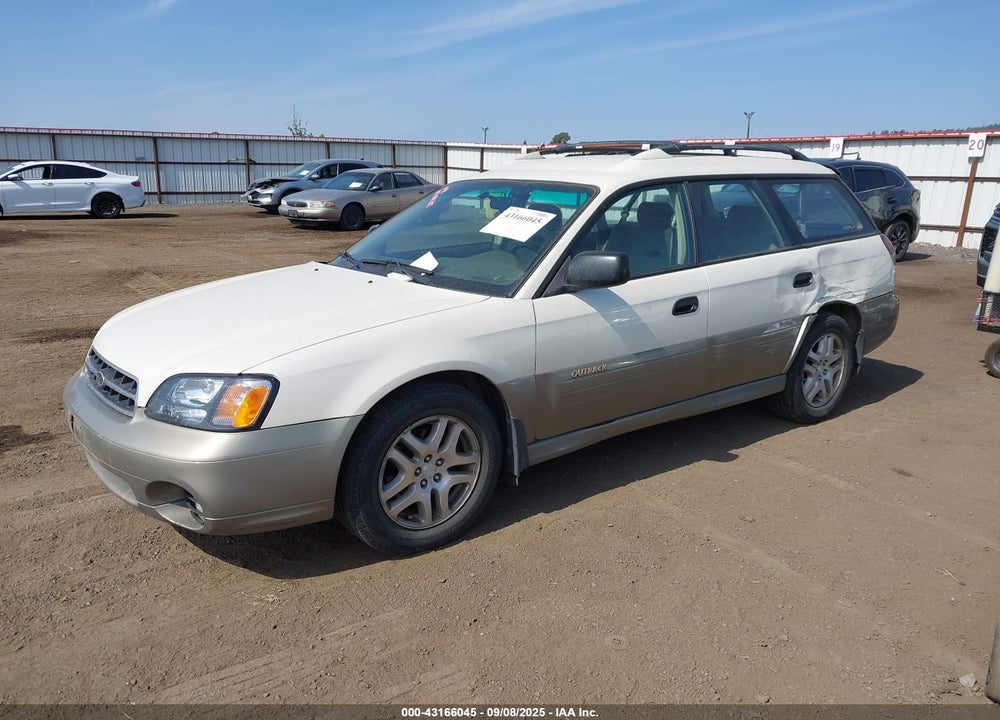 2002 SUBARU OUTBACK VIN: 4S3BH665027613897