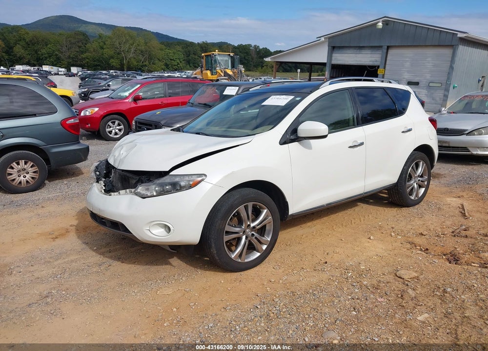 2009 NISSAN MURANO VIN: JN8AZ18W59W149477