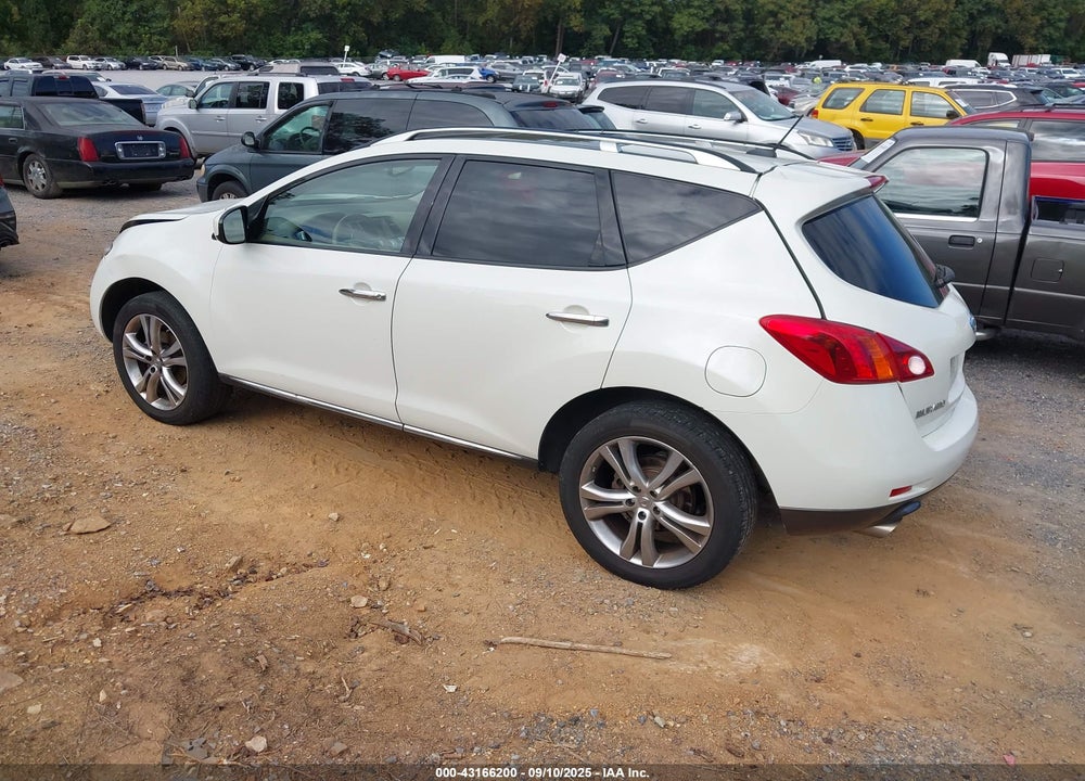 2009 NISSAN MURANO VIN: JN8AZ18W59W149477