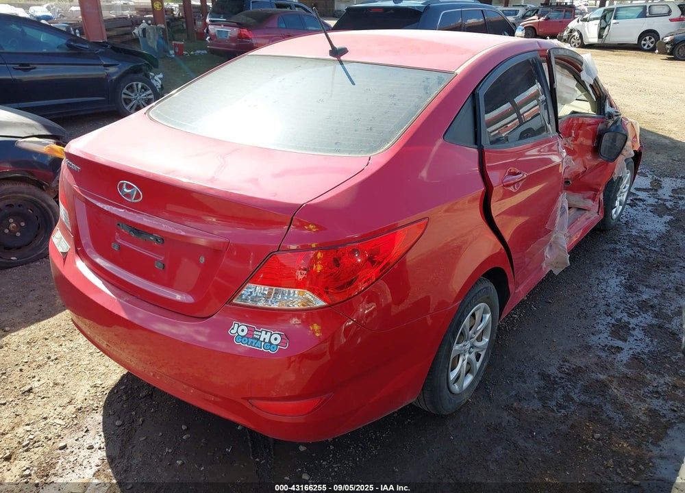 2013 HYUNDAI ACCENT VIN: KMHCT4AE5DU293202