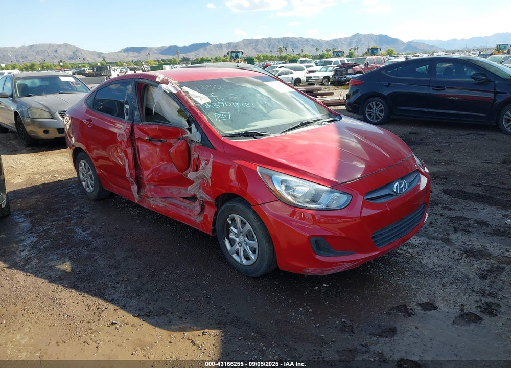 2013 HYUNDAI ACCENT VIN: KMHCT4AE5DU293202