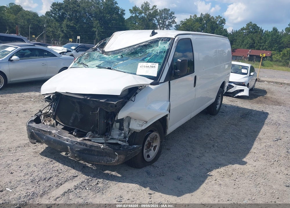 2019 CHEVROLET EXPRESS 2500 WORK VAN VIN: 1GCWGAFP9K1150590