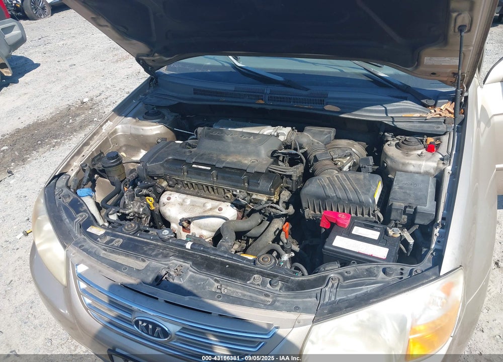 2007 KIA SPECTRA EX VIN: KNAFE121275455787